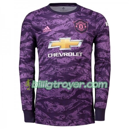 Billige Fotballdrakter Manchester United Keeper Hjemmedraktsett 2019/20 Langermet